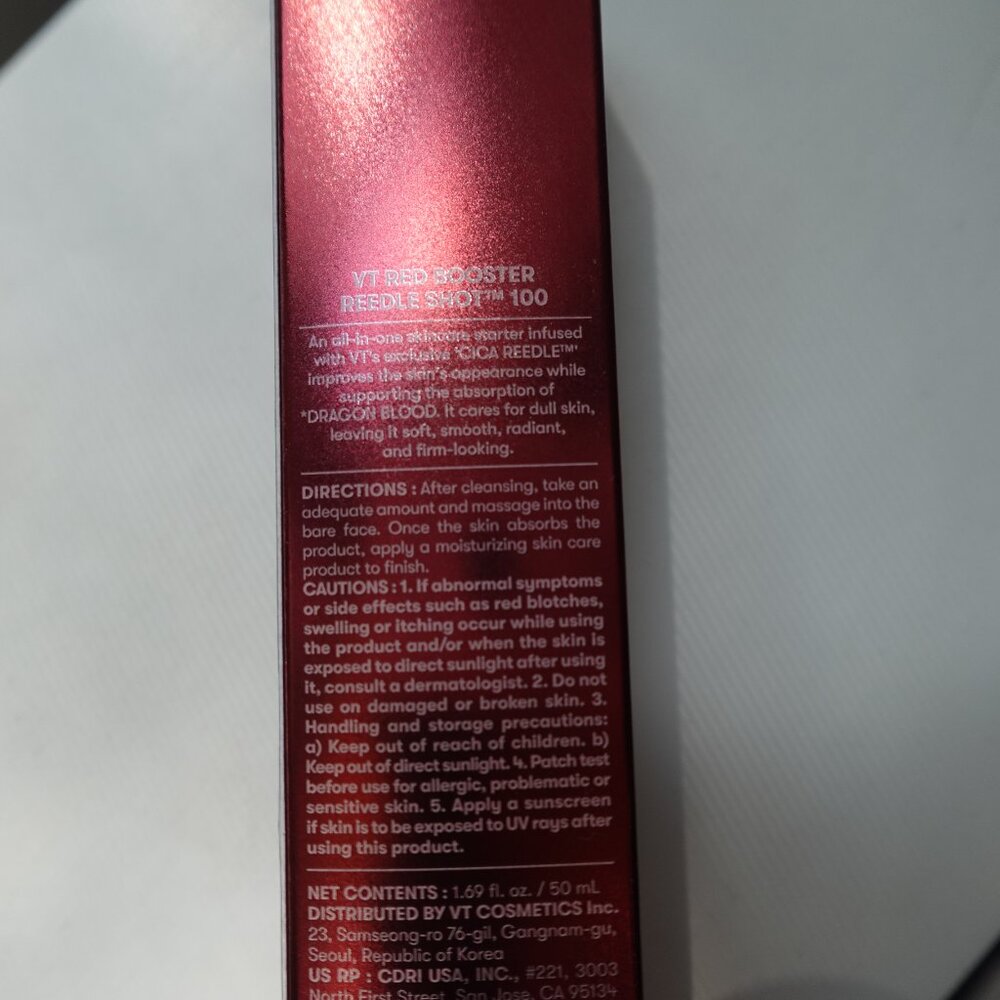VT Red Booster Reedle Shot 100 - Picture 5 of 5